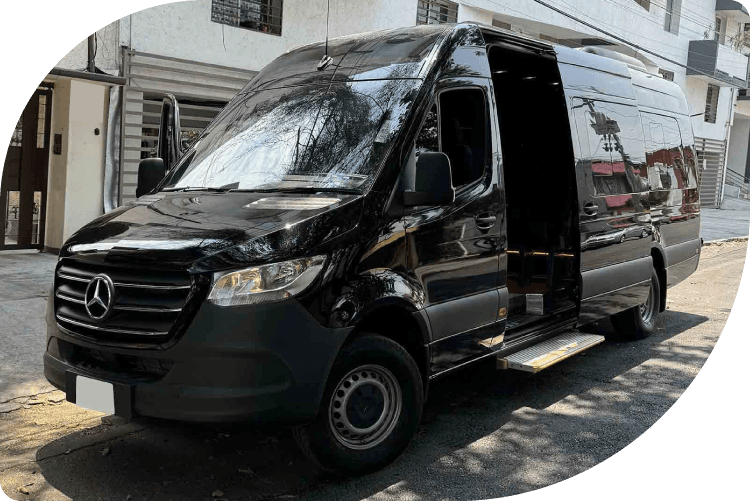 camioneta de lujo para 18 pasajeros